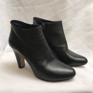 Prada Black Leather Booties